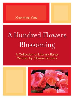 cover image of A Hundred Flowers Blossoming